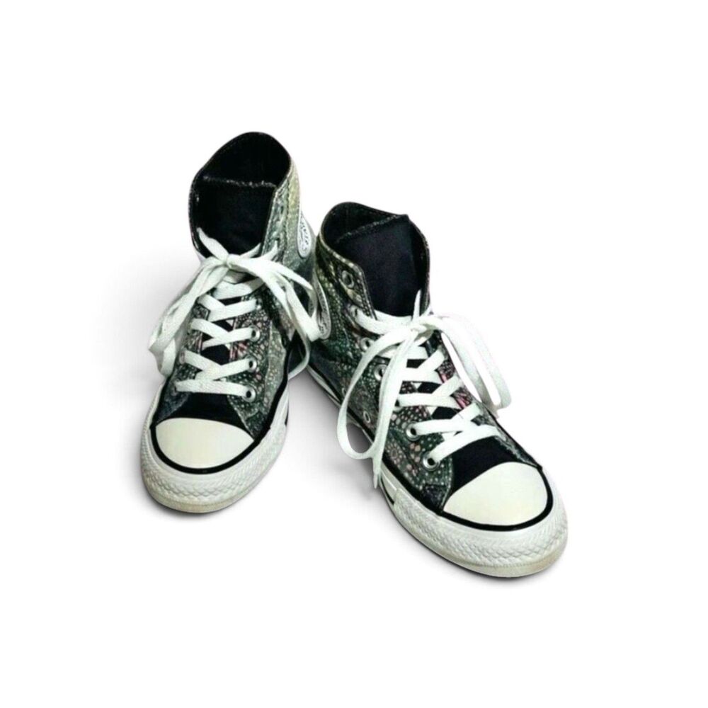 Converse Gray and Pink All Star Sneakers sz 7